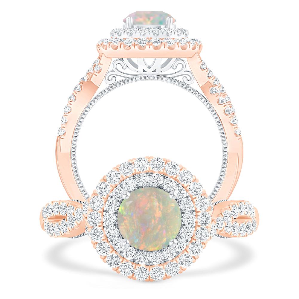 Rose Gold - Opal