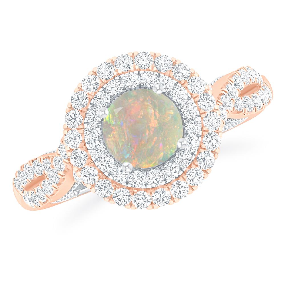 Rose Gold - Opal