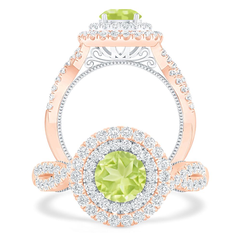 Rose Gold - Peridot