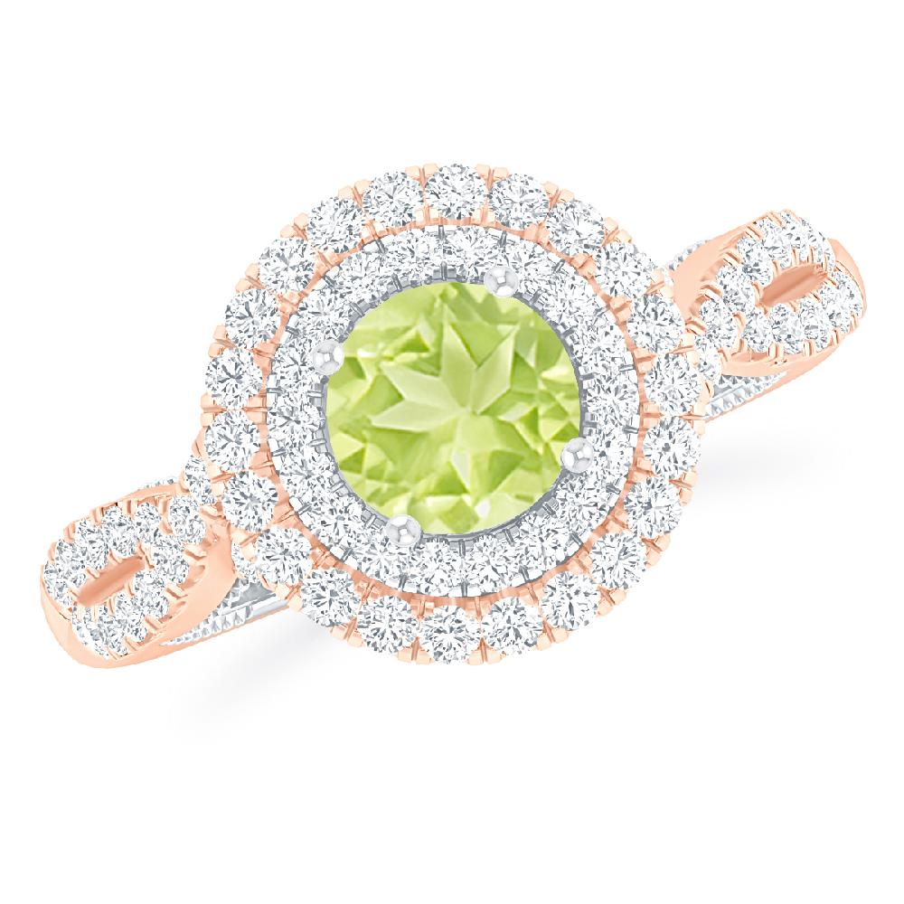 Rose Gold - Peridot