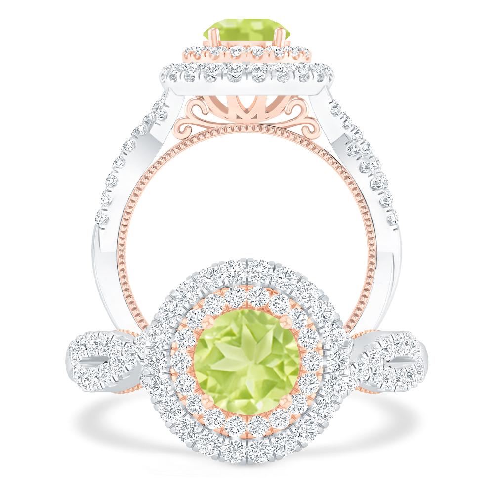 White Gold - Peridot