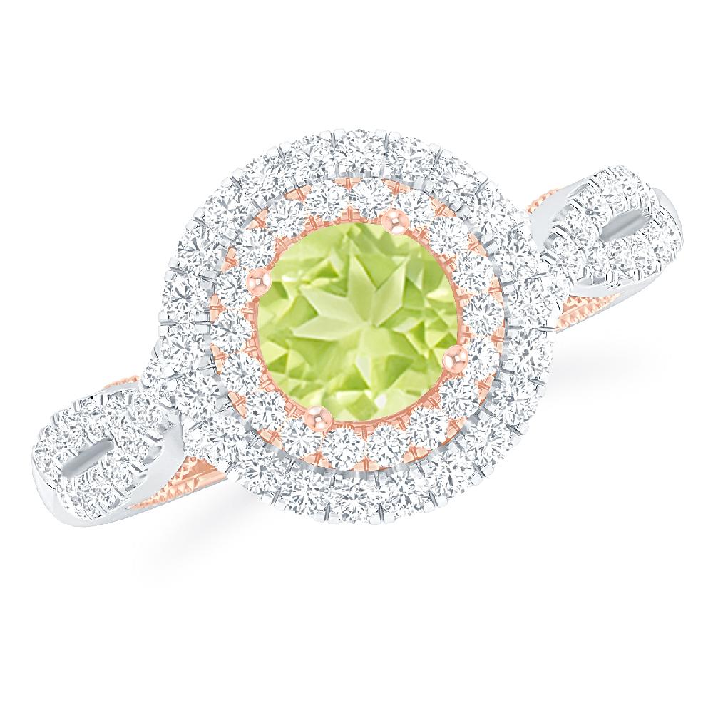 White Gold - Peridot