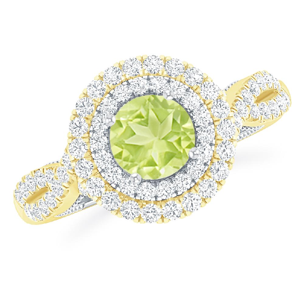 Yellow Gold - Peridot