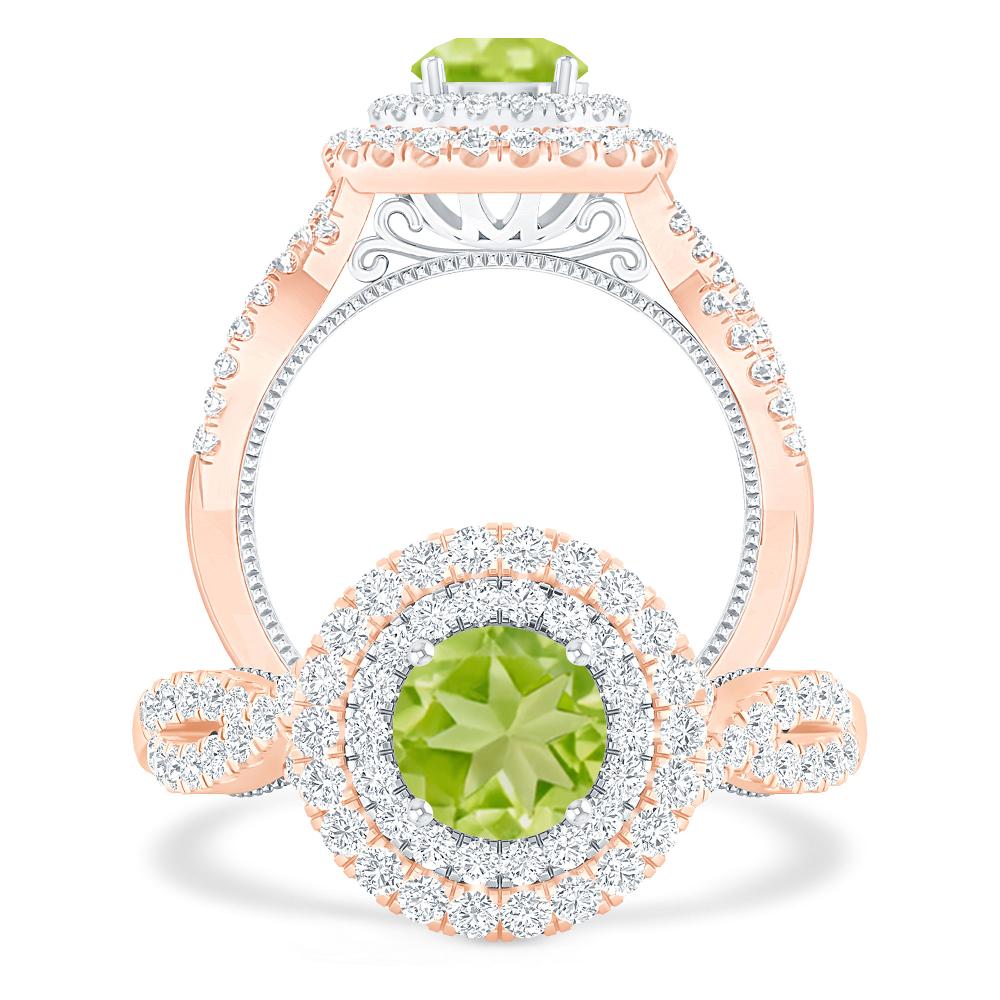 Rose Gold - Peridot