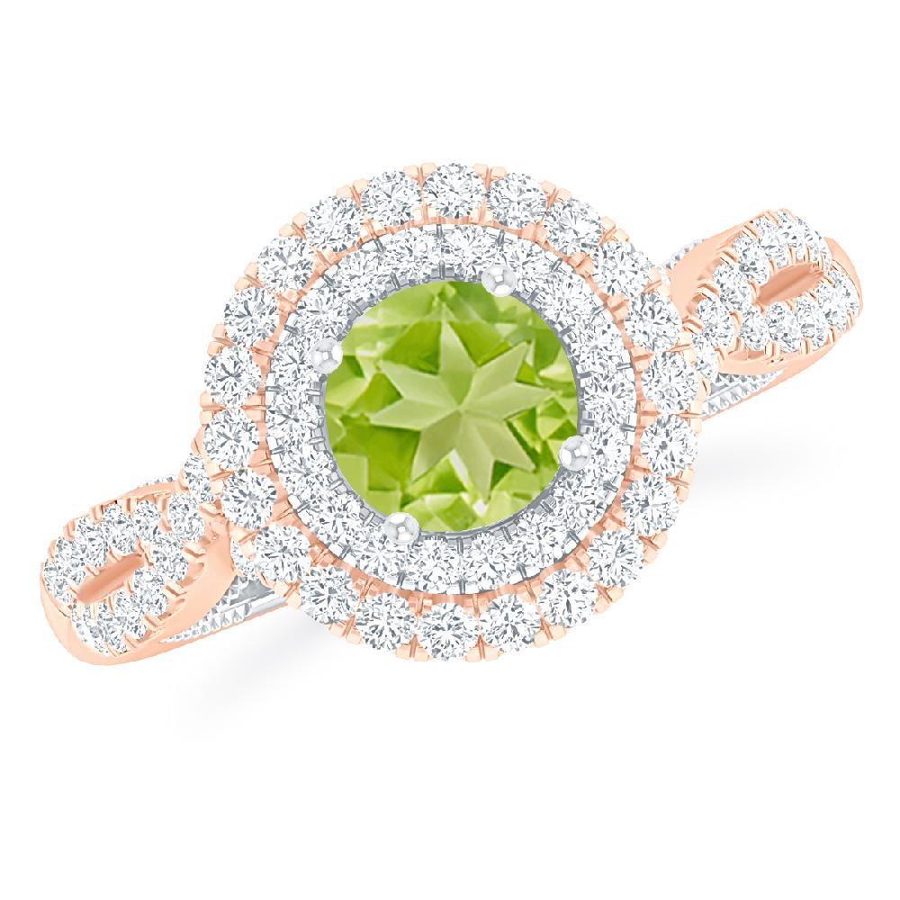 Rose Gold - Peridot