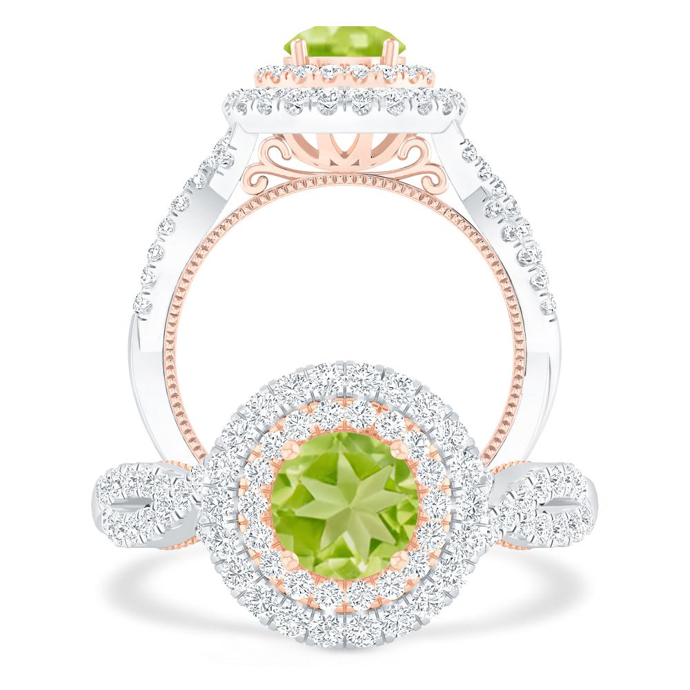 White Gold - Peridot