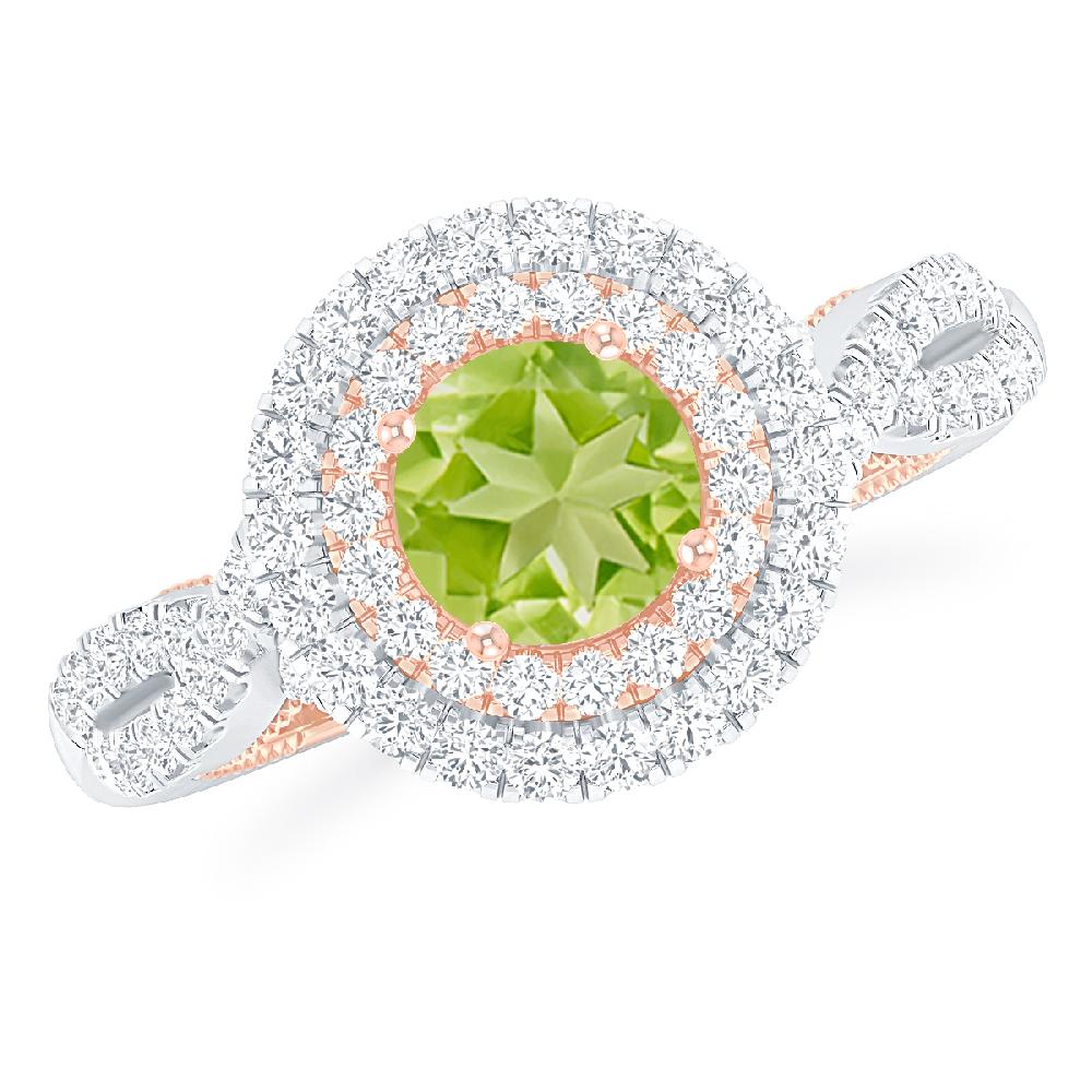 White Gold - Peridot