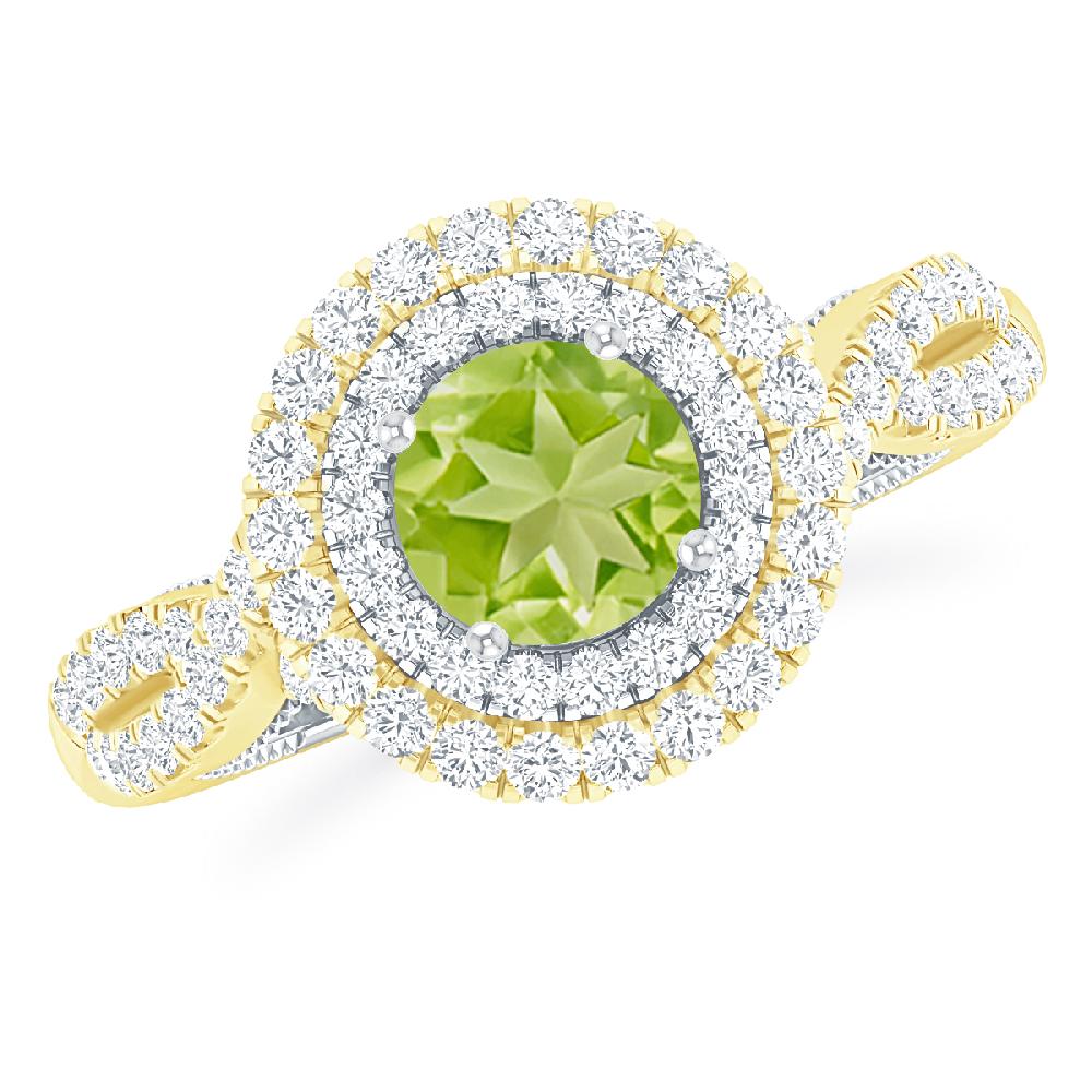 Yellow Gold - Peridot