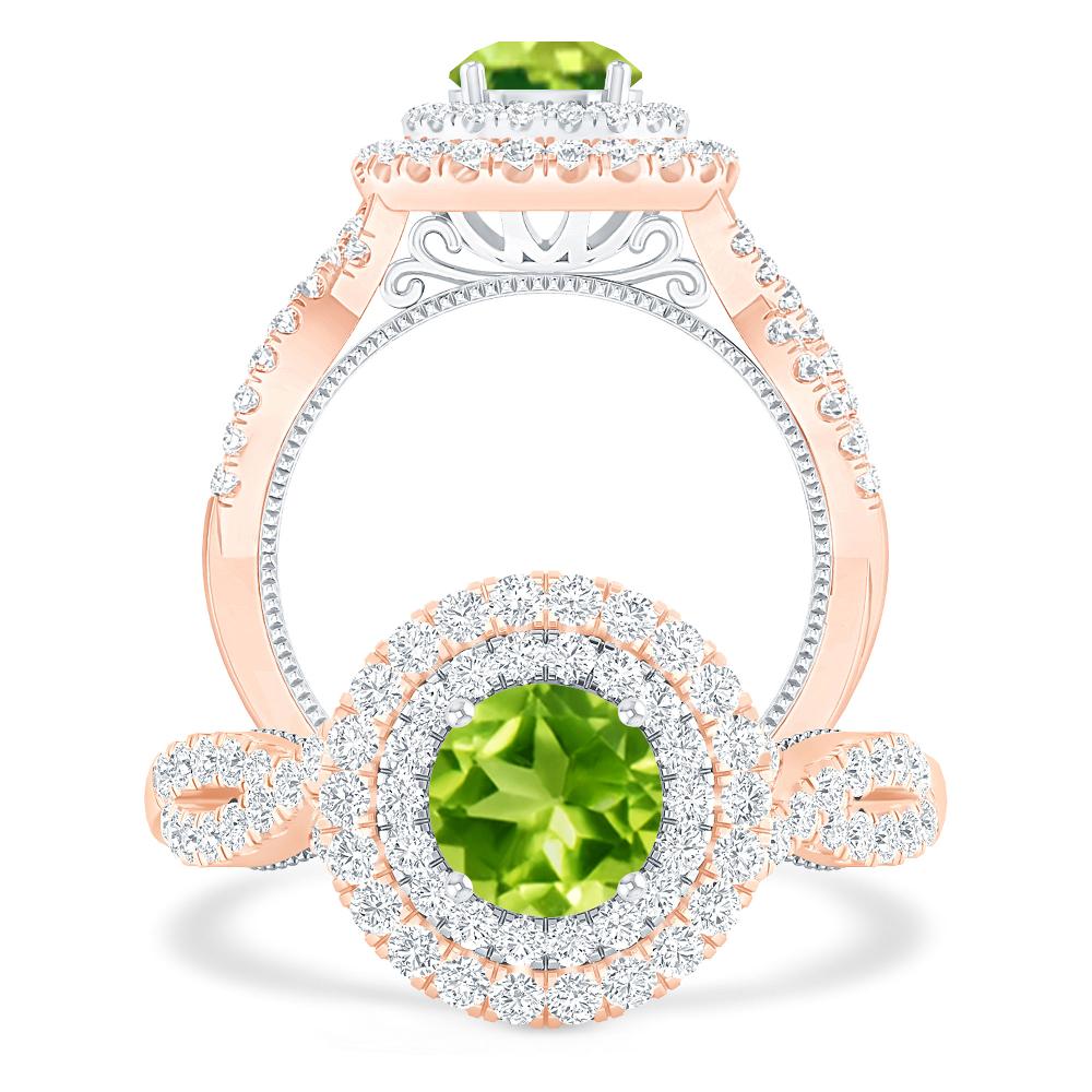 Rose Gold - Peridot