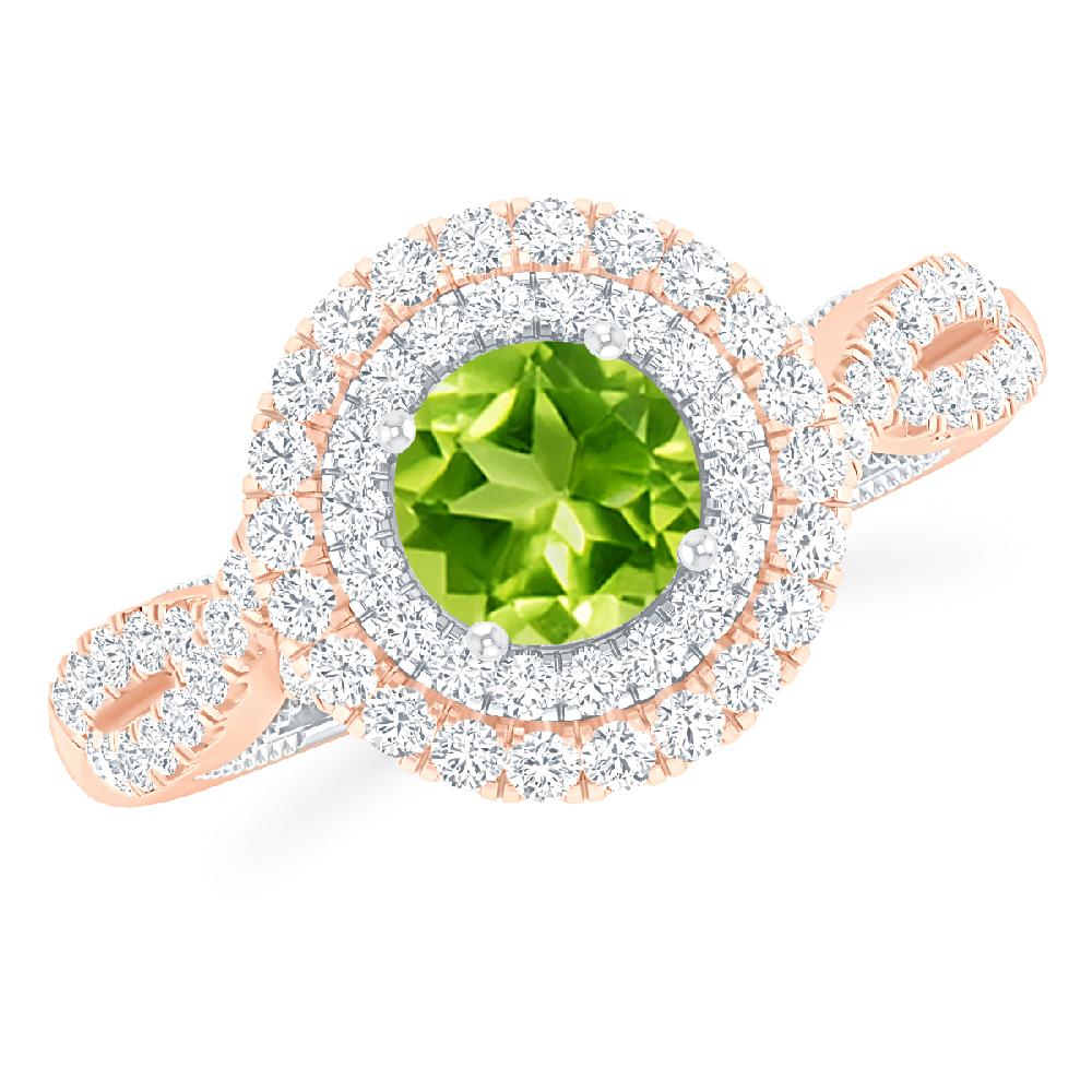 Rose Gold - Peridot