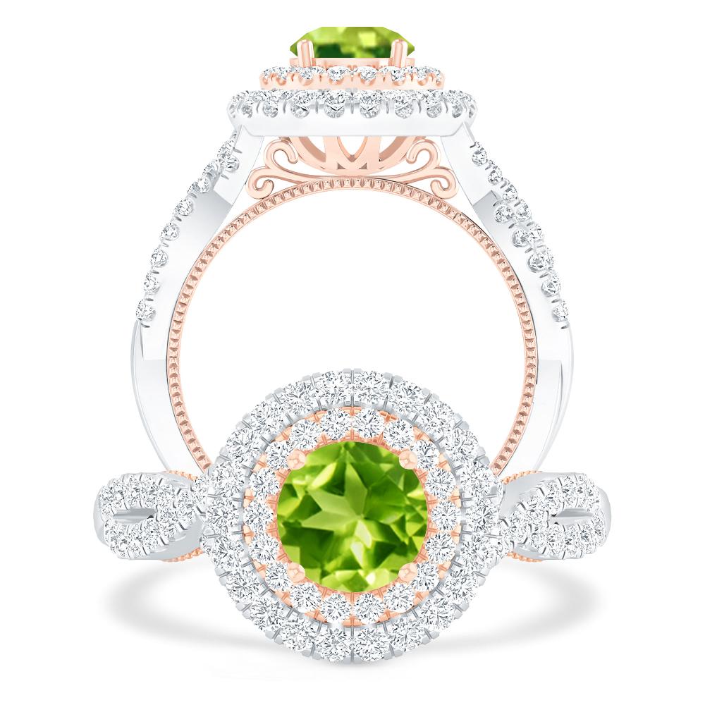 White Gold - Peridot