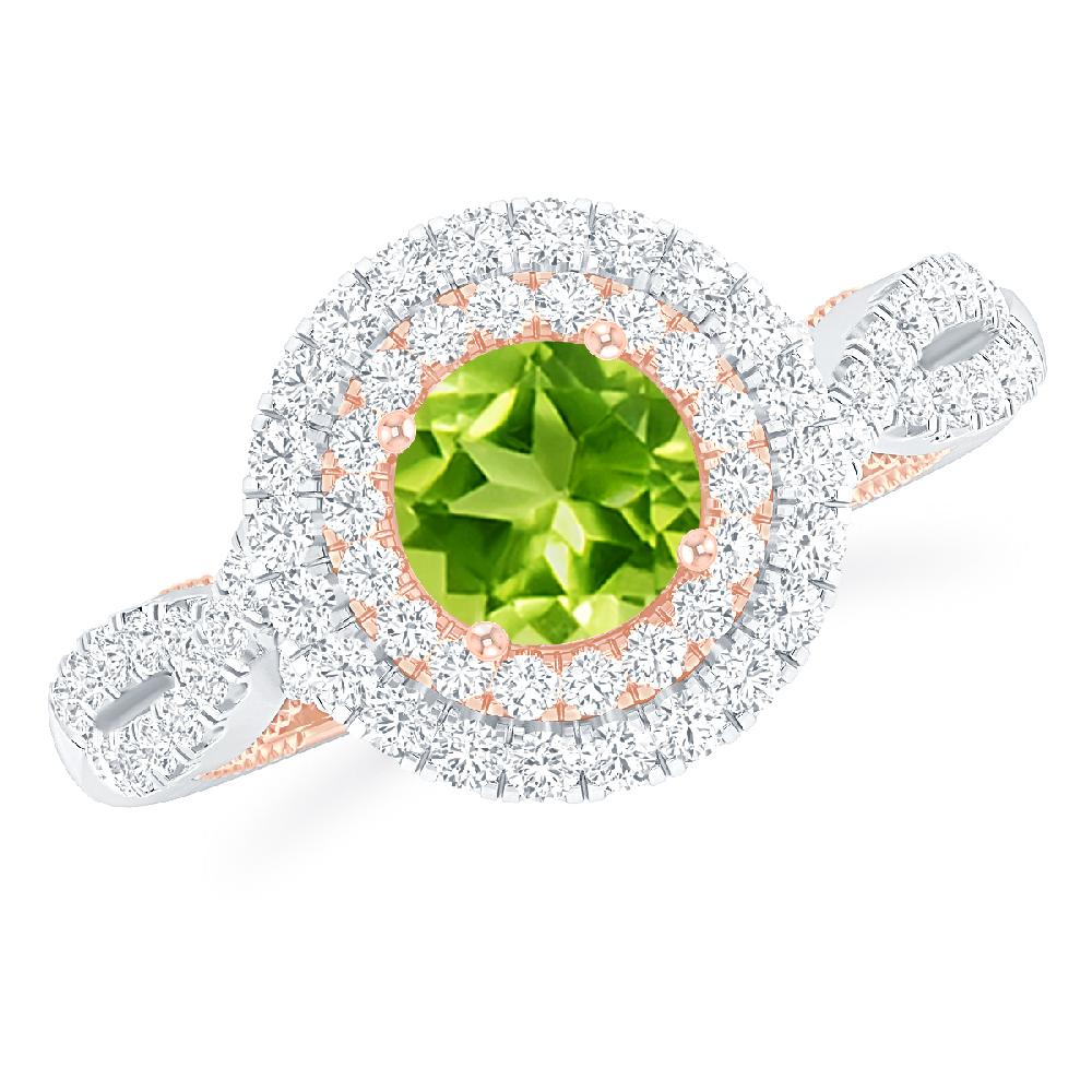 White Gold - Peridot