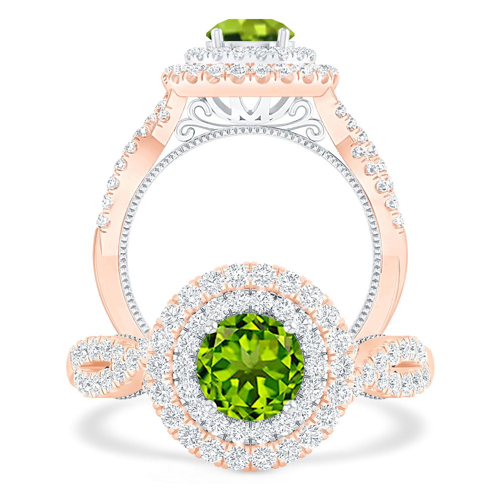 Rose Gold - Peridot