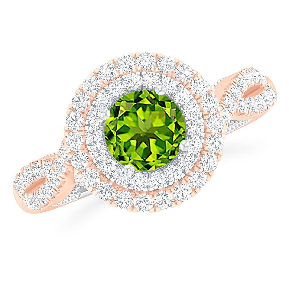 Rose Gold - Peridot