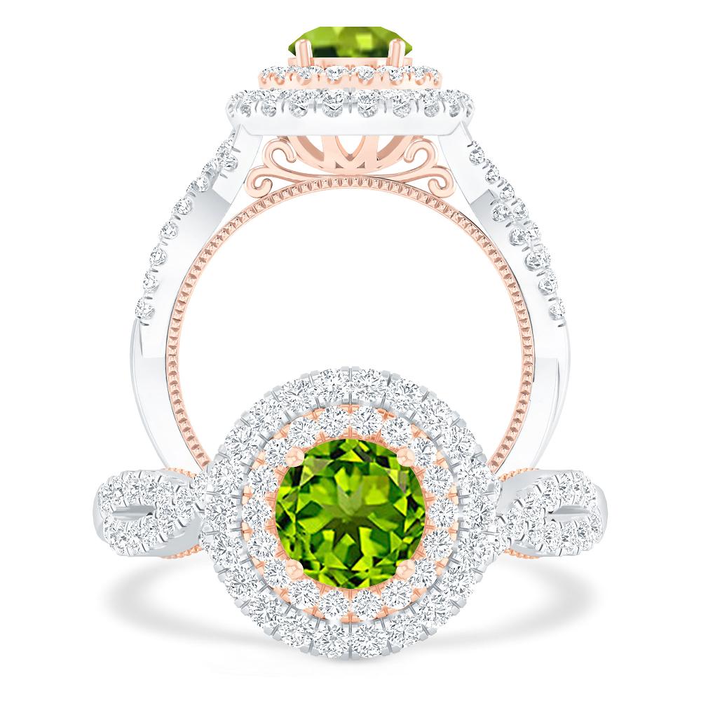 White Gold - Peridot