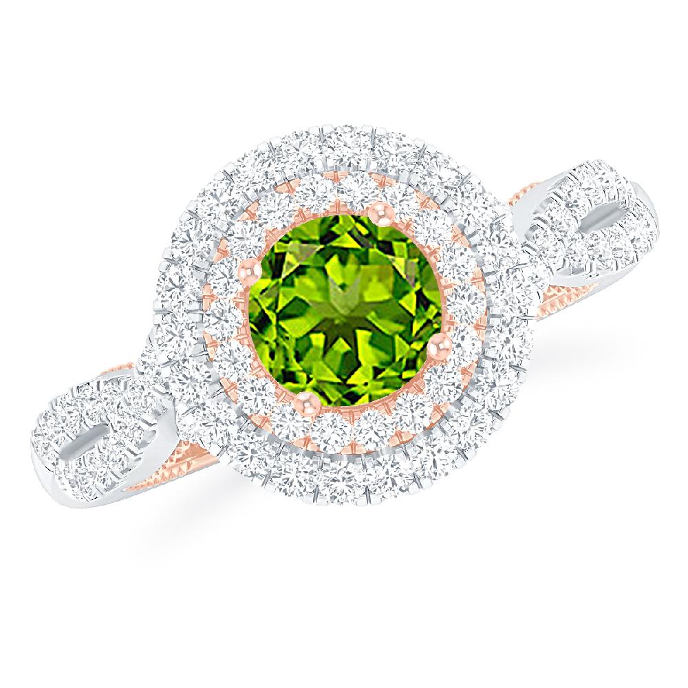 White Gold - Peridot