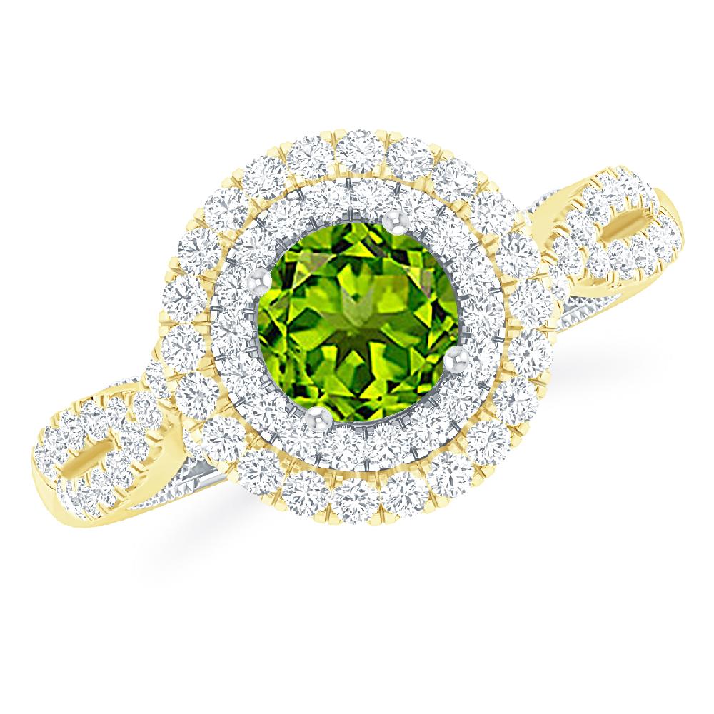 Yellow Gold - Peridot