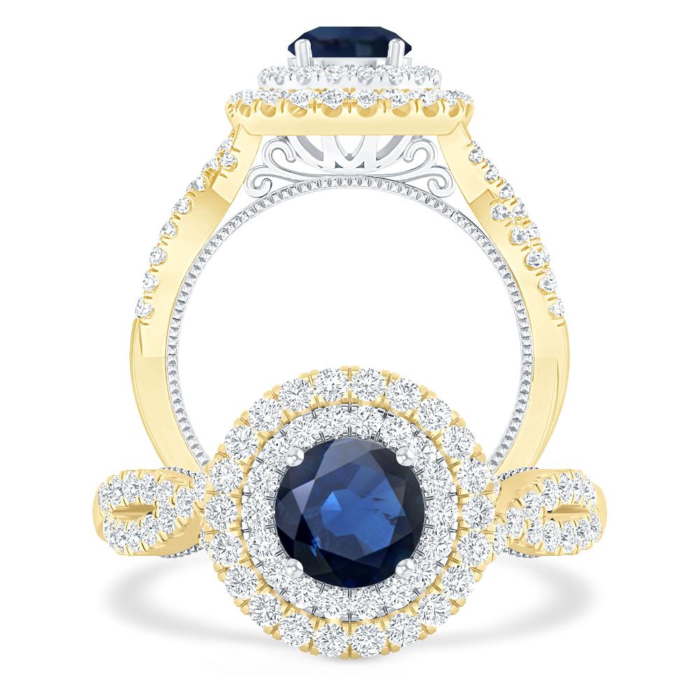 Yellow Gold - Sapphire