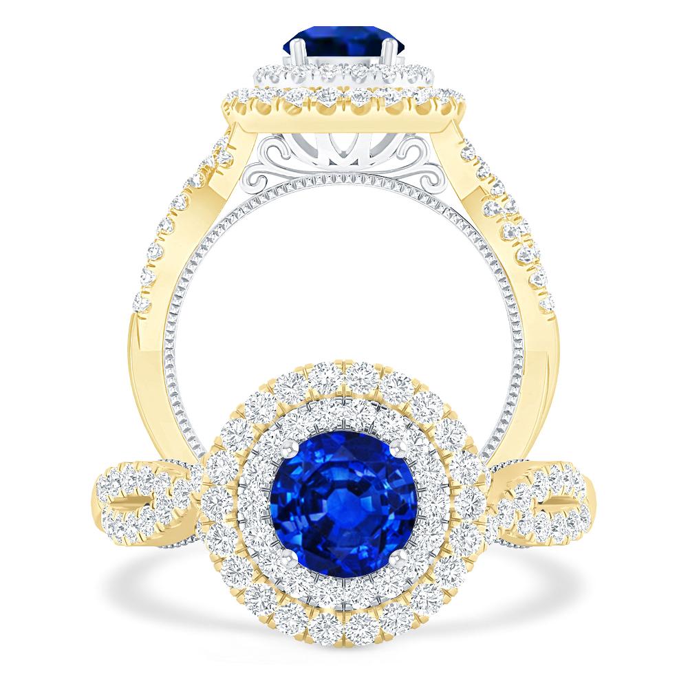 Yellow Gold - Sapphire