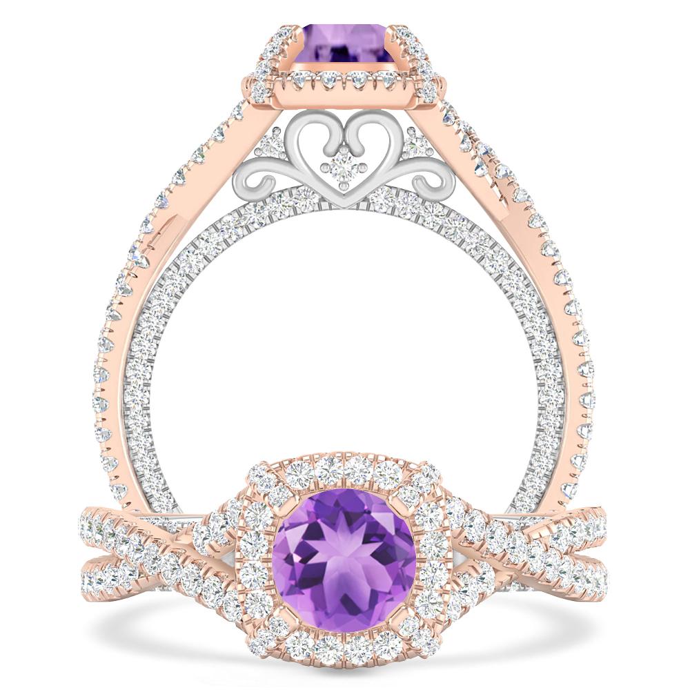 Rose Gold - Amethyst