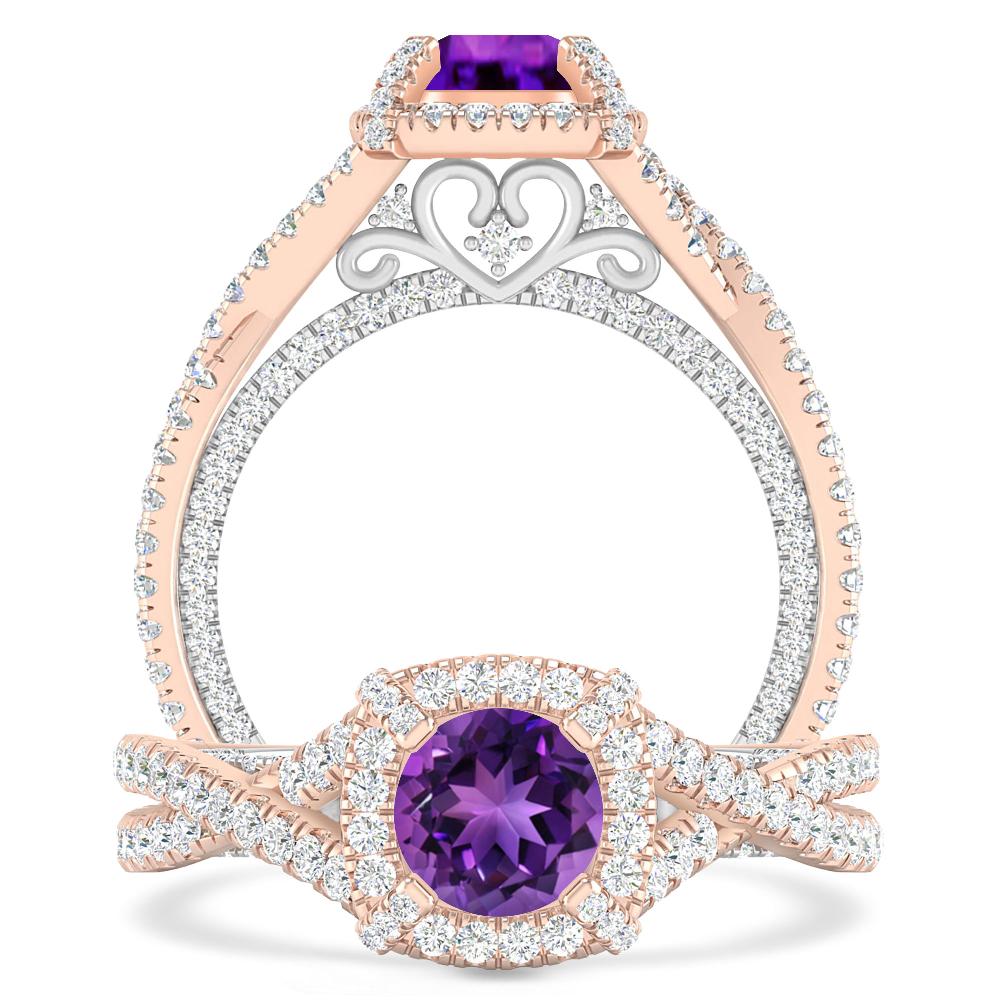 Rose Gold - Amethyst