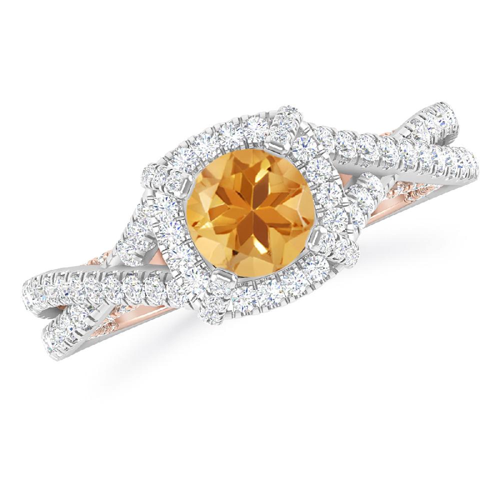 White Gold - Citrine