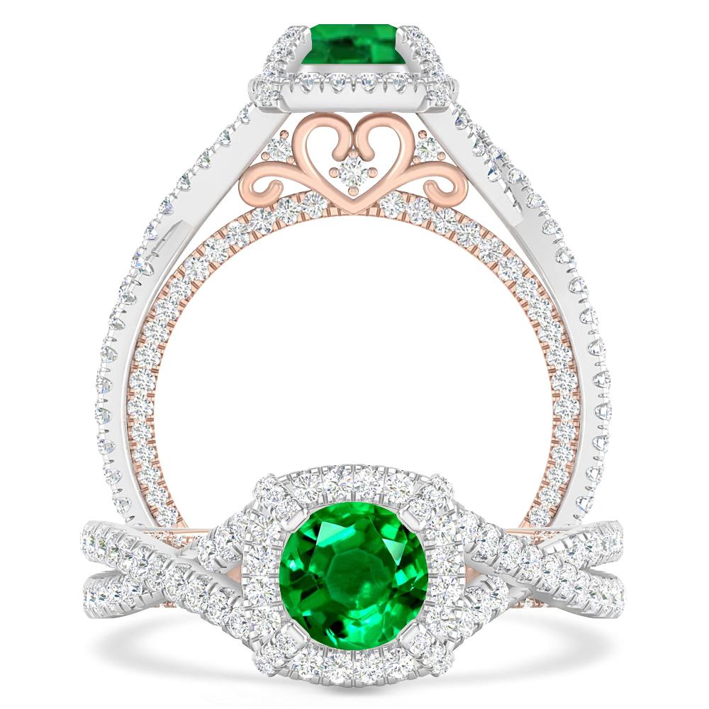 White Gold - Emerald