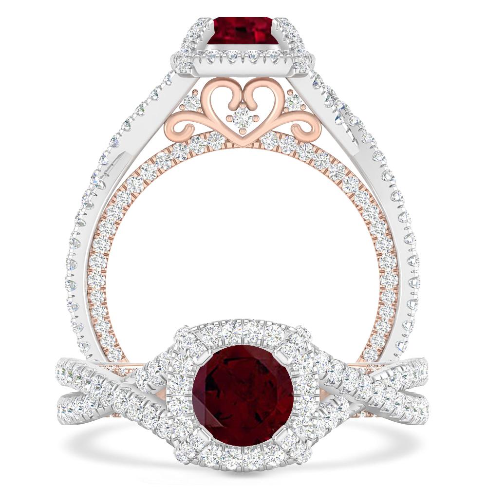 White Gold - Garnet