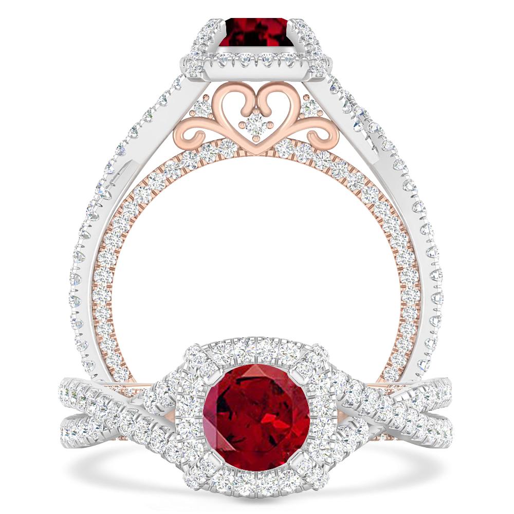 White Gold - Garnet