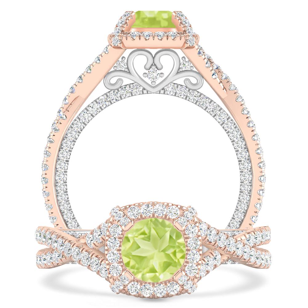 Rose Gold - Peridot