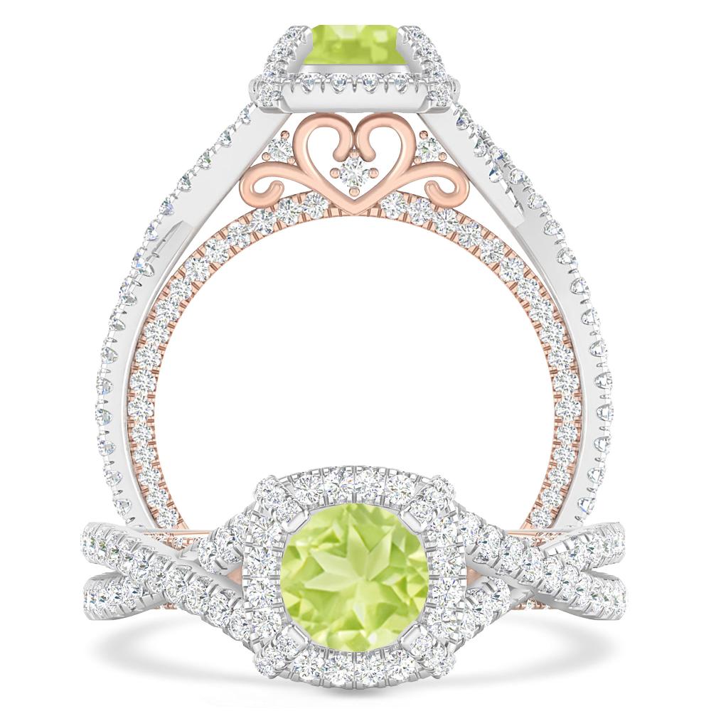 White Gold - Peridot