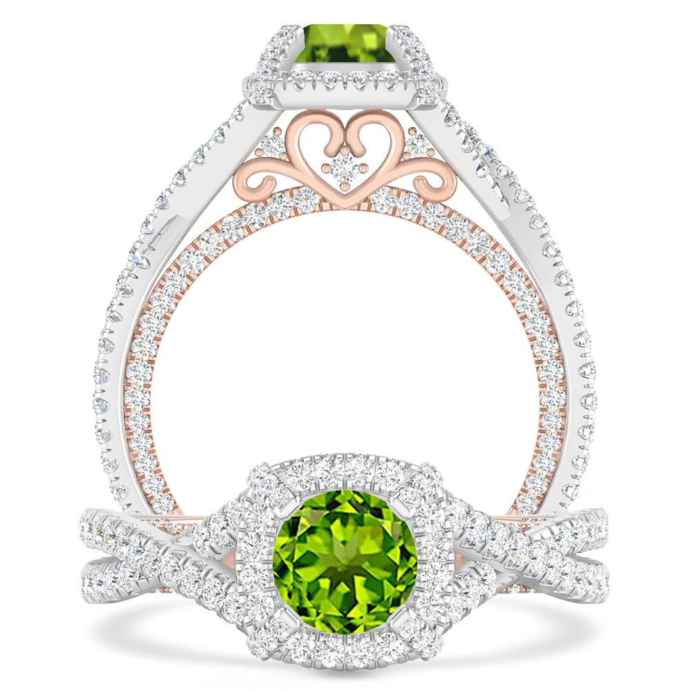 White Gold - Peridot