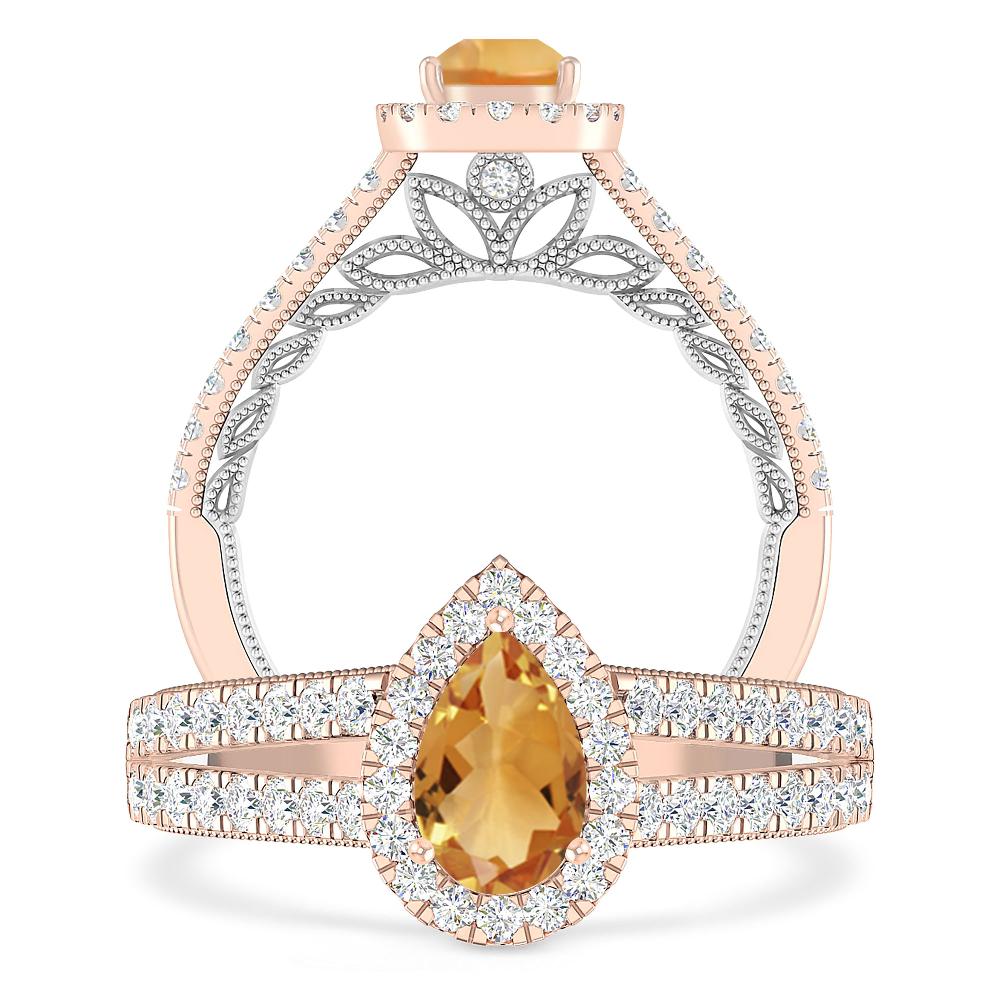 Rose Gold - Citrine