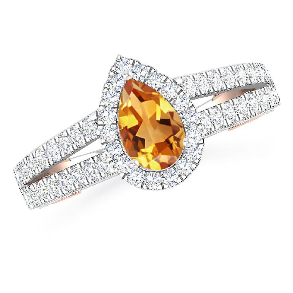 White Gold - Citrine