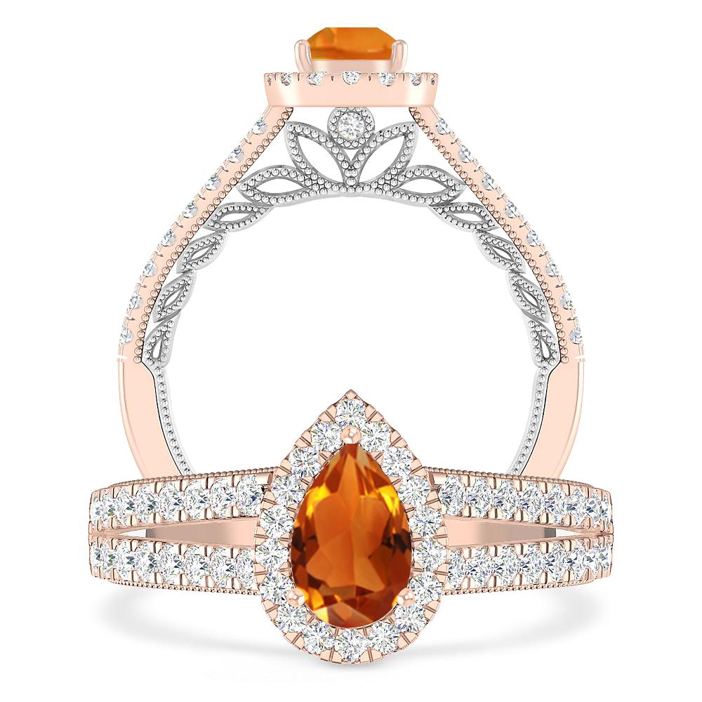 Rose Gold - Citrine