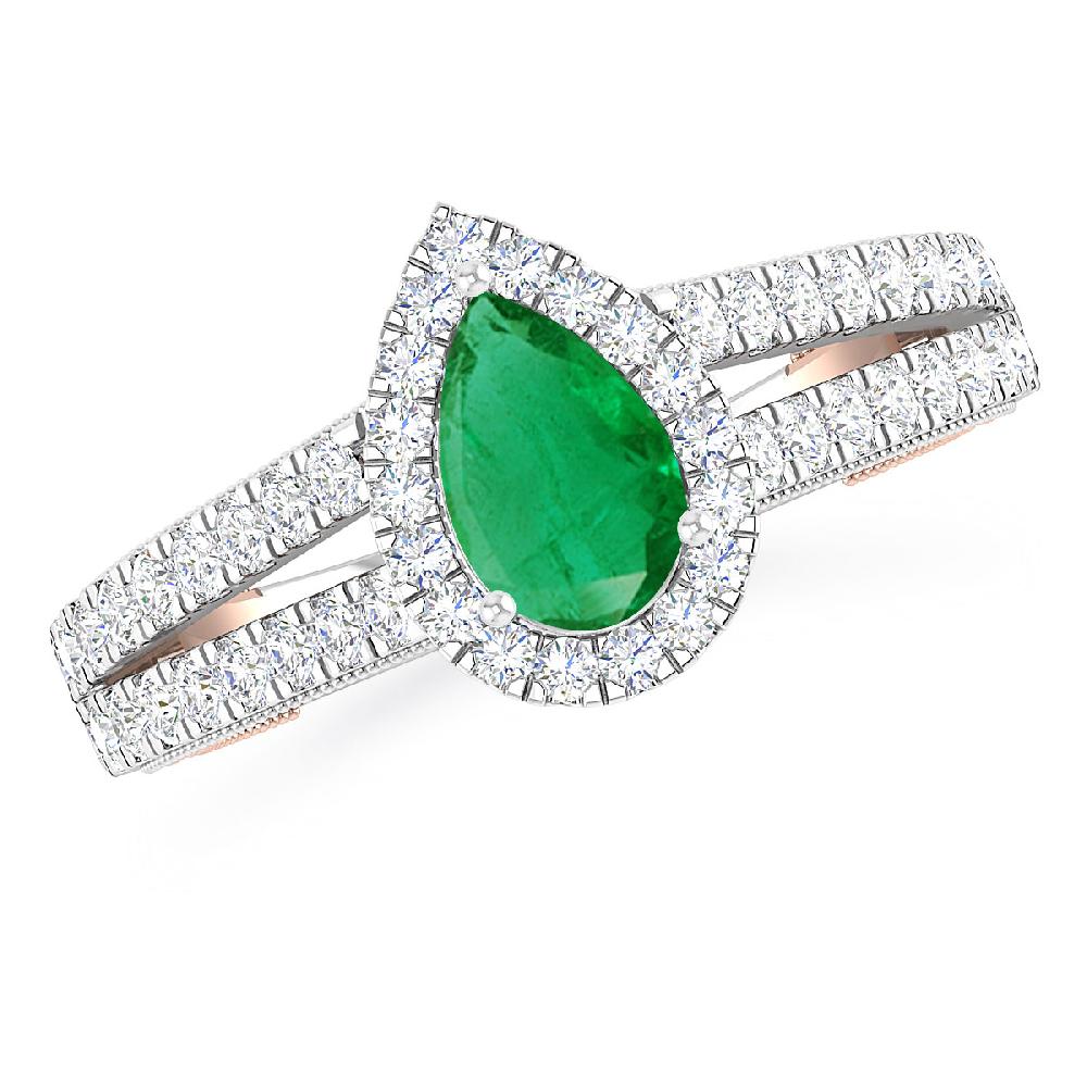 White Gold - Emerald