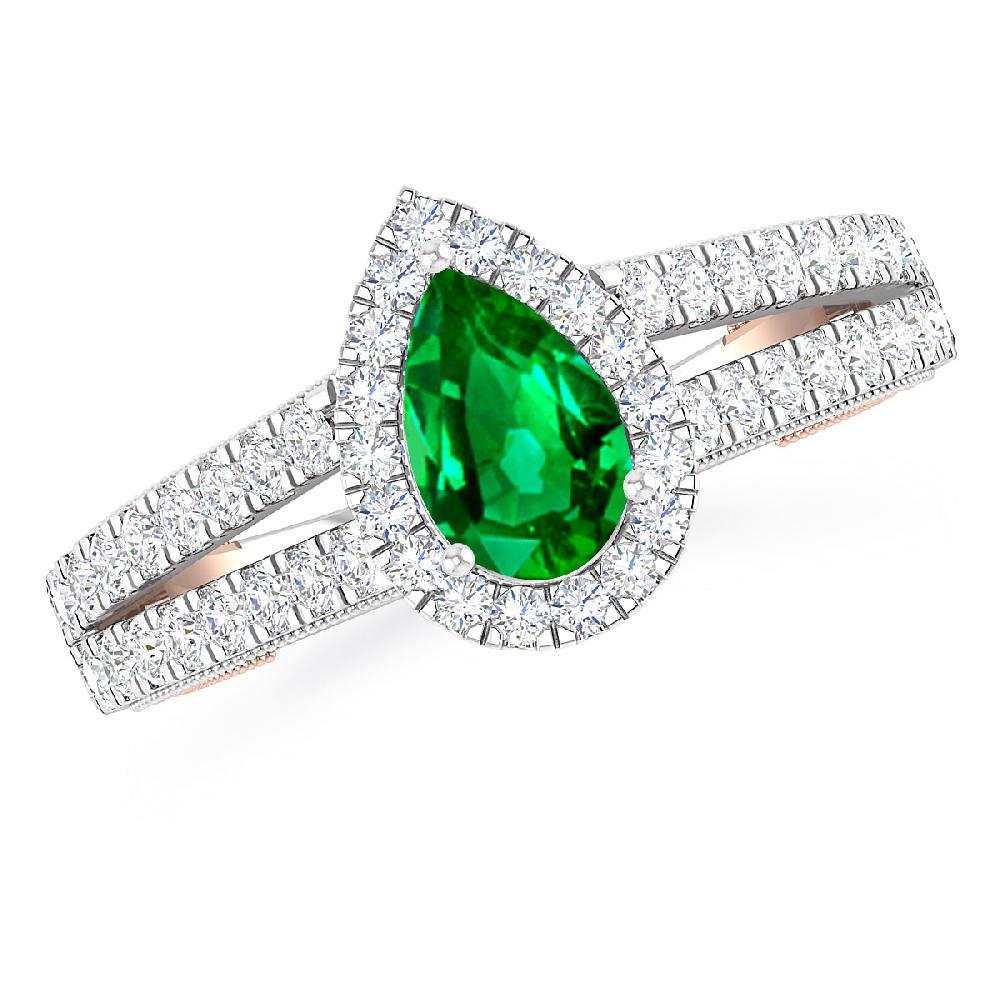 White Gold - Emerald