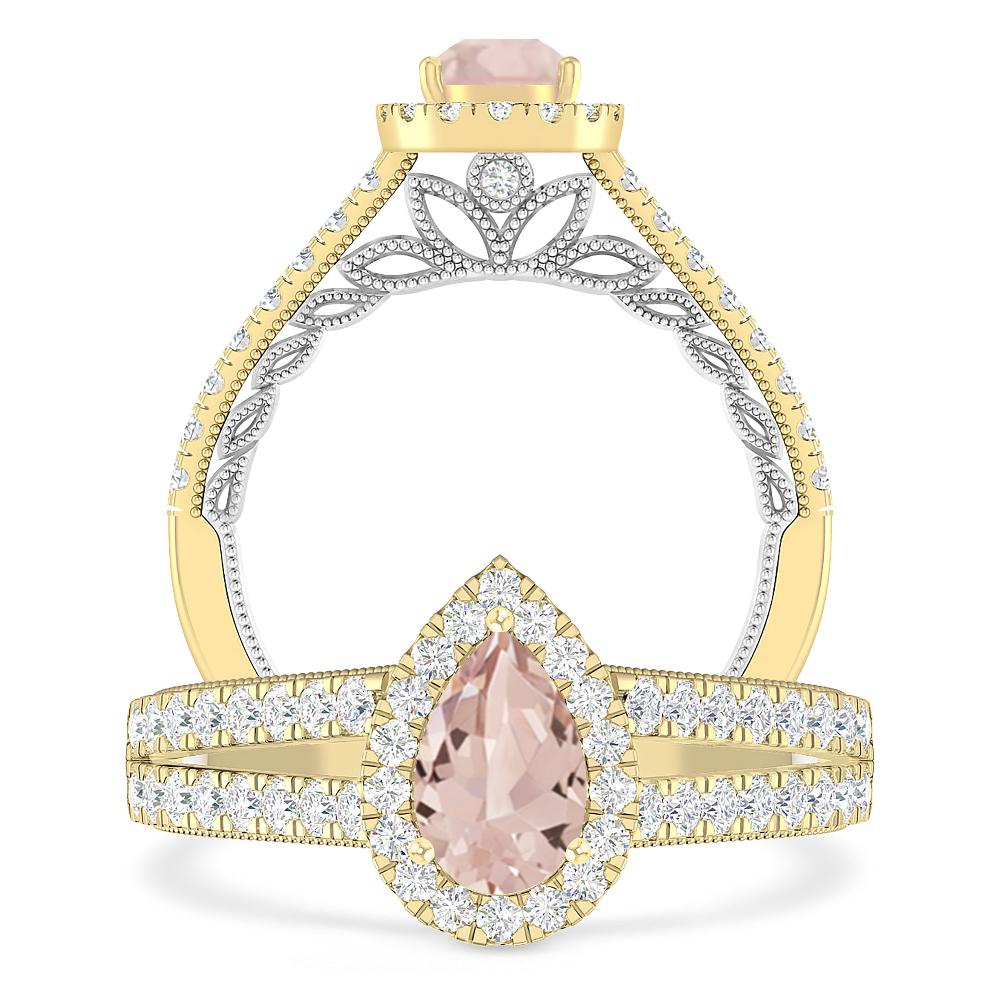 Yellow Gold - Morganite