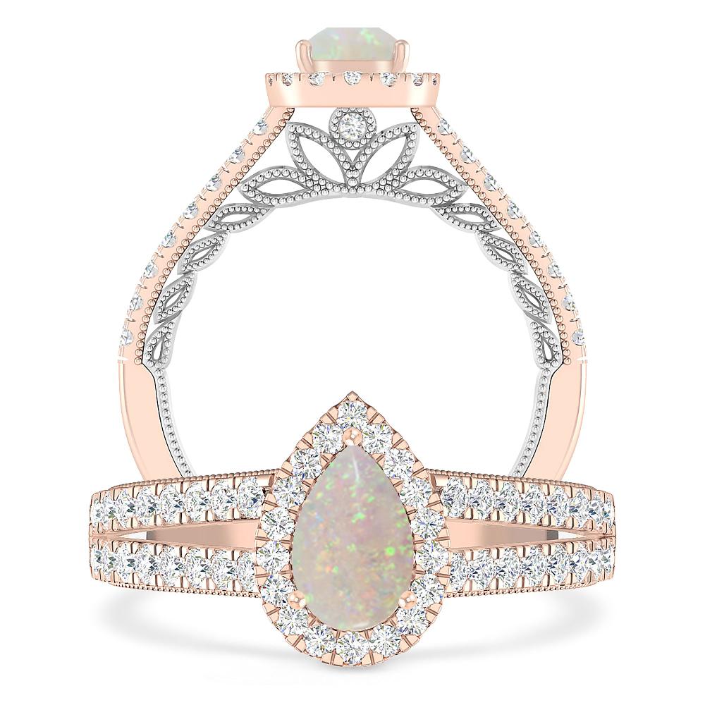 Rose Gold - Opal