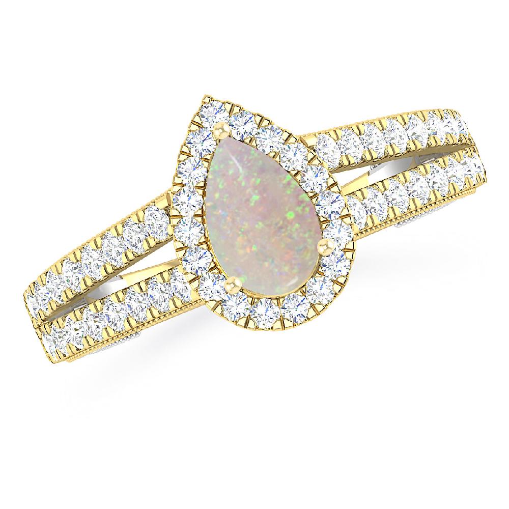 Yellow Gold - Opal