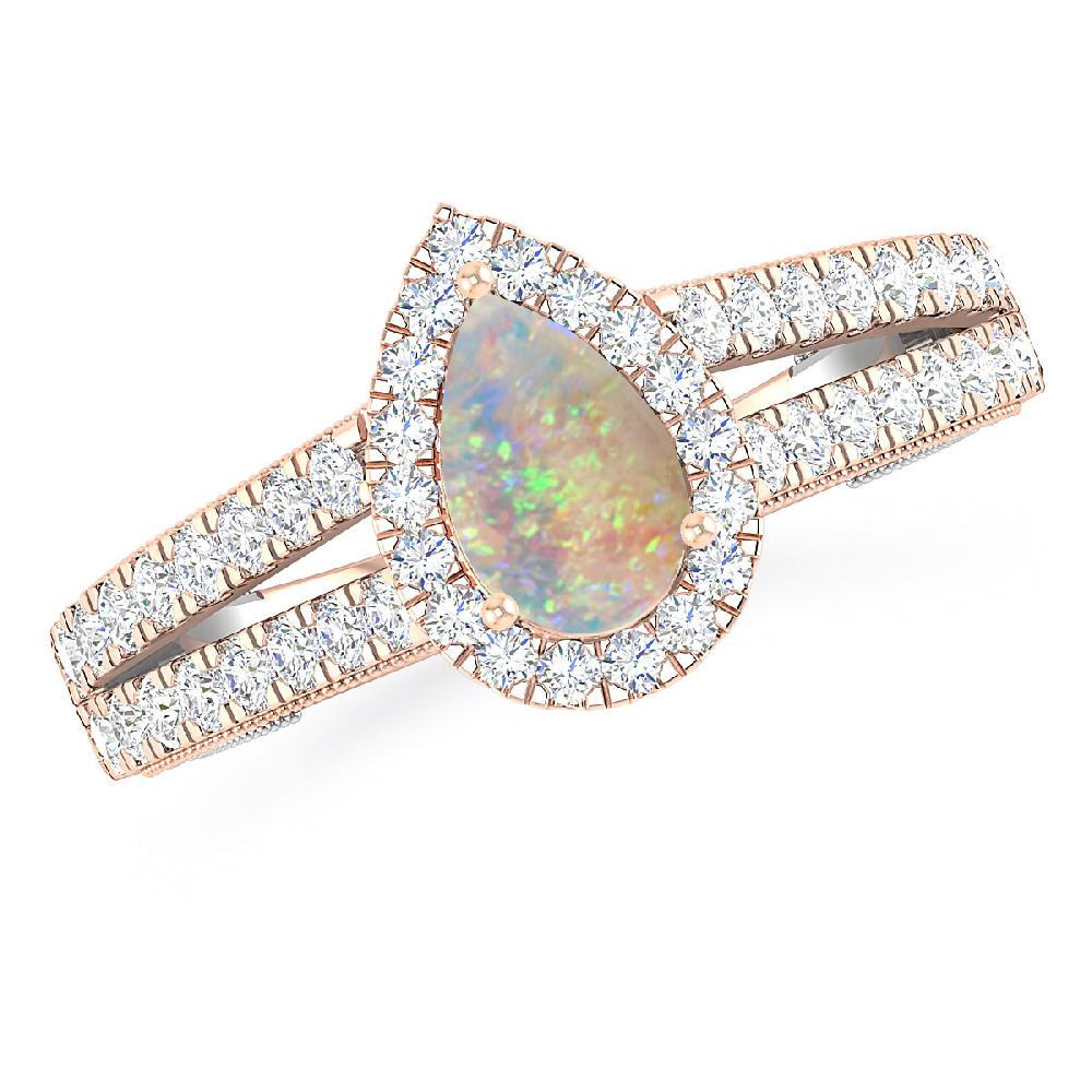 Rose Gold - Opal