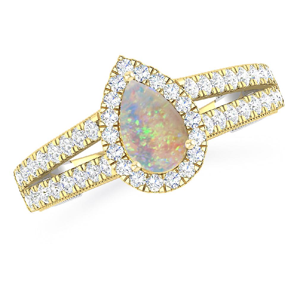 Yellow Gold - Opal