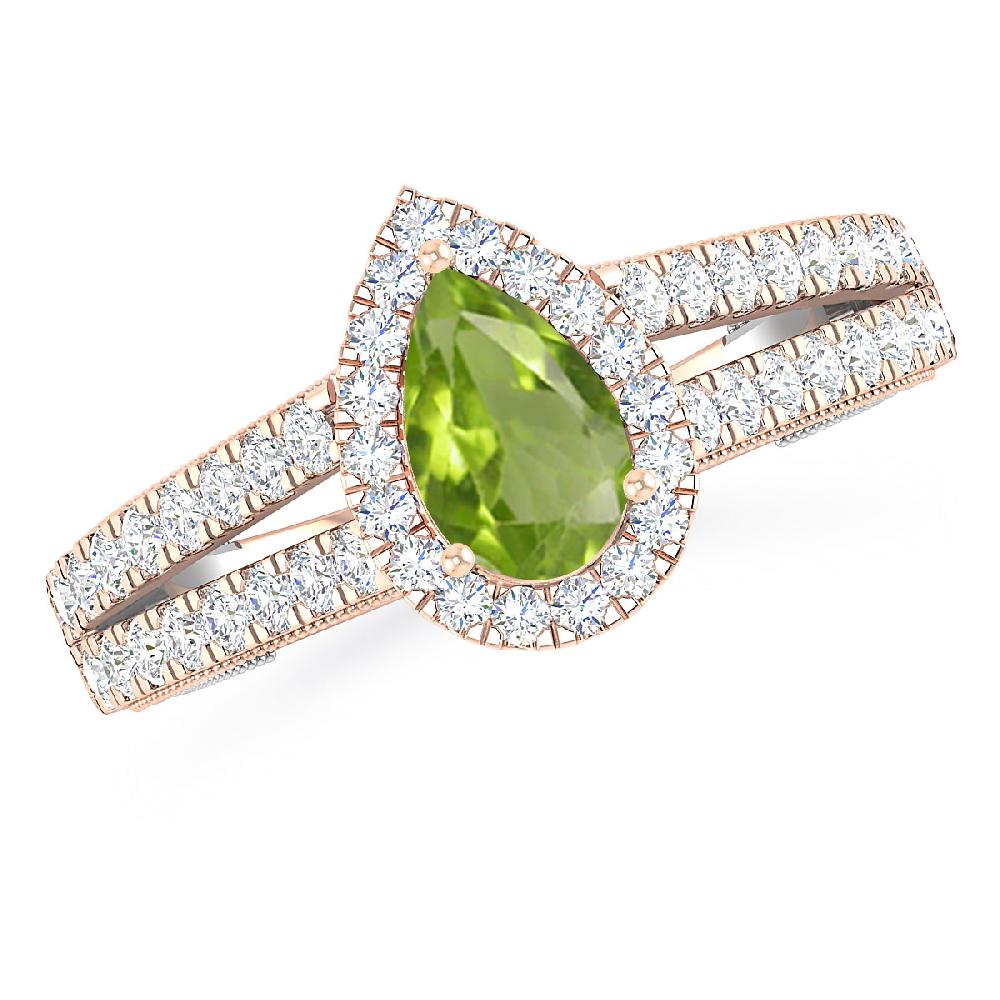 Rose Gold - Peridot