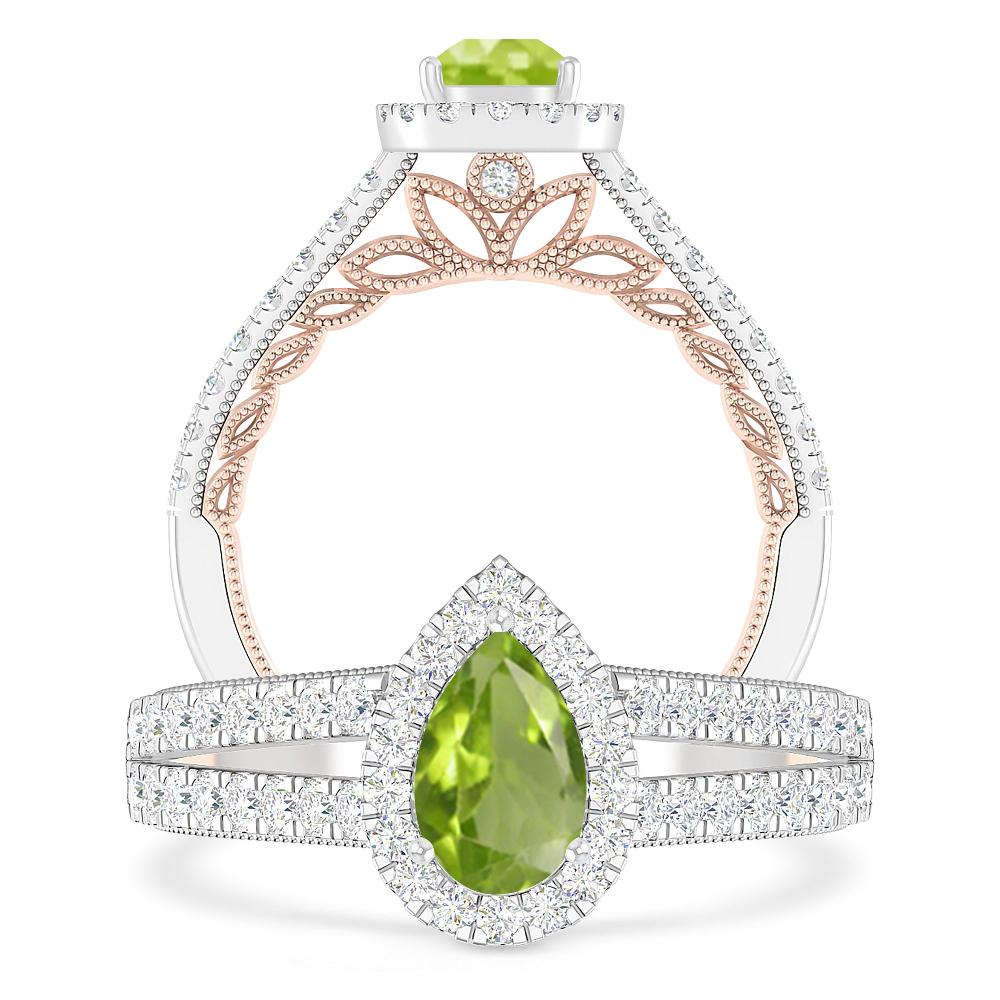 White Gold - Peridot