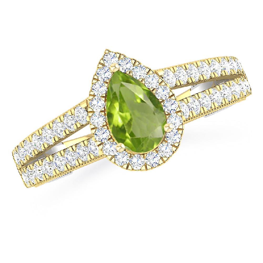 Yellow Gold - Peridot