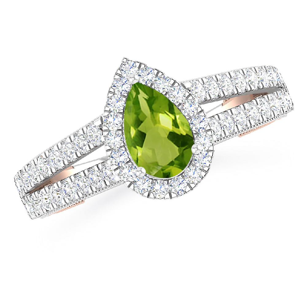 White Gold - Peridot