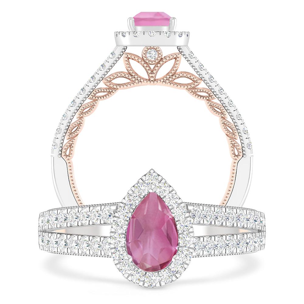 White Gold - Pink Tourmaline