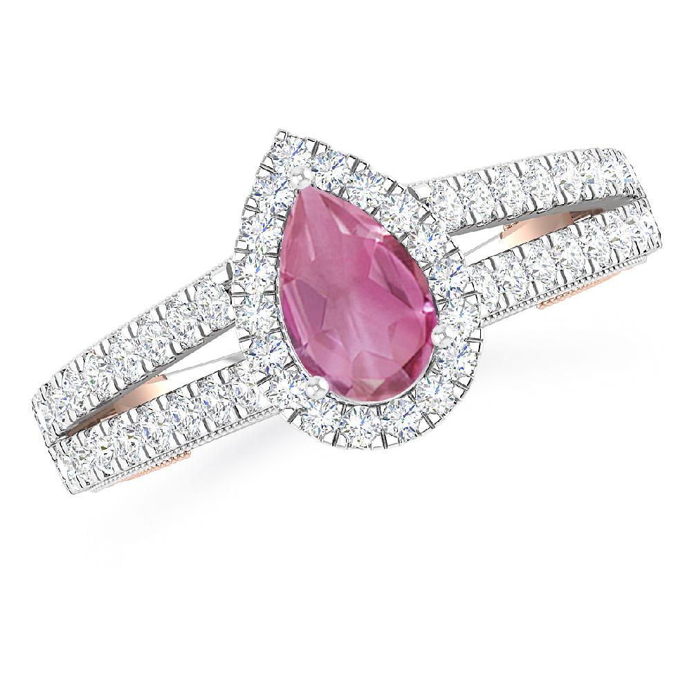 White Gold - Pink Tourmaline