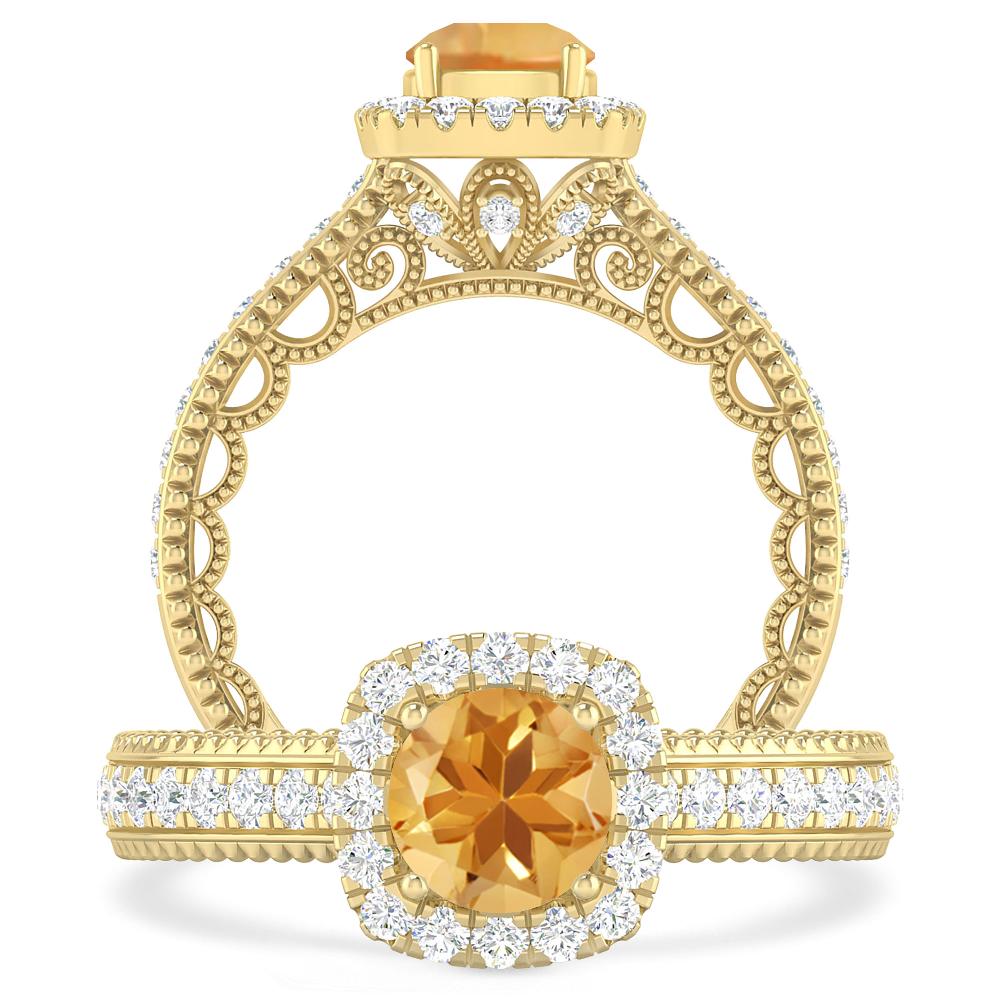 Yellow Gold - Citrine