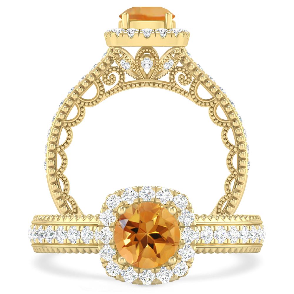 Yellow Gold - Citrine